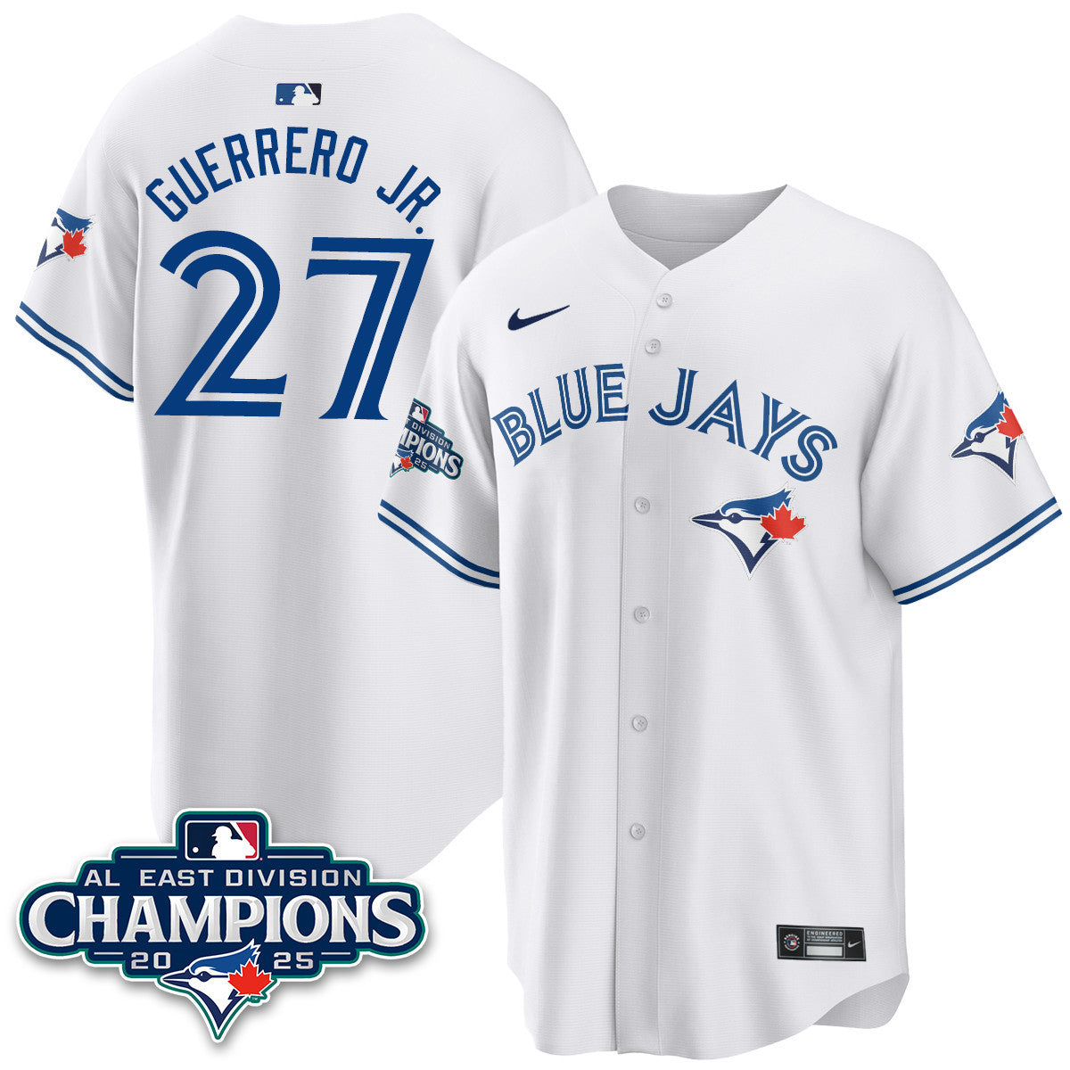 TOR AL East Division Champions Jersey - All Stitched-DTD