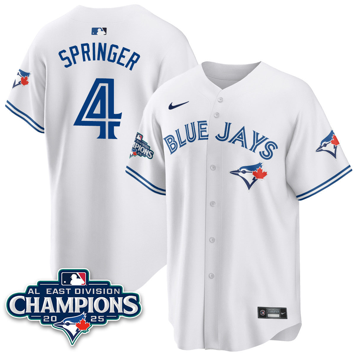 TOR AL East Division Champions Jersey - All Stitched-DTD