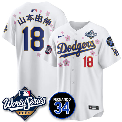 LAD Tokyo Series 2025 NL Champions Jersey - All Stitched-DTD