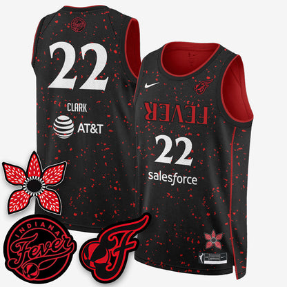 Indiana Fever 'Stranger Things' Jersey - Stitched-DTD