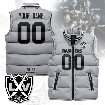 Las Vegas Raiders Unisex Puffer Vest