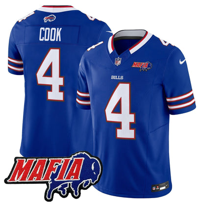 BUF 2025 Bills Mafia Patch Vapor Limited Jersey - All Stitched-DTD