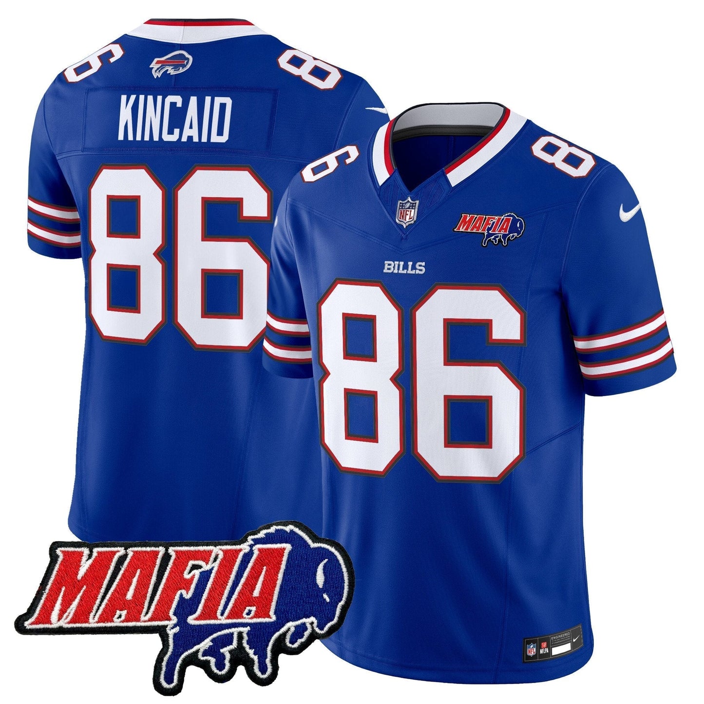 BUF 2025 Bills Mafia Patch Vapor Limited Jersey - All Stitched-DTD