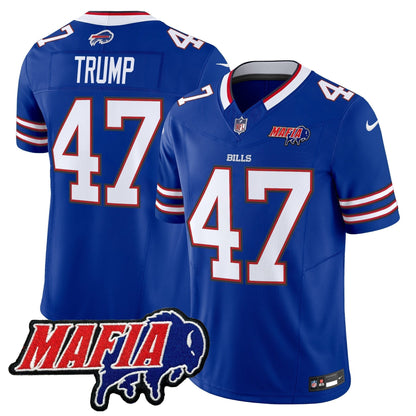 BUF 2025 Bills Mafia Patch Vapor Limited Jersey - All Stitched-DTD