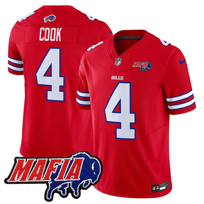 BUF 2025 Bills Mafia Patch Vapor Limited Jersey - All Stitched-DTD