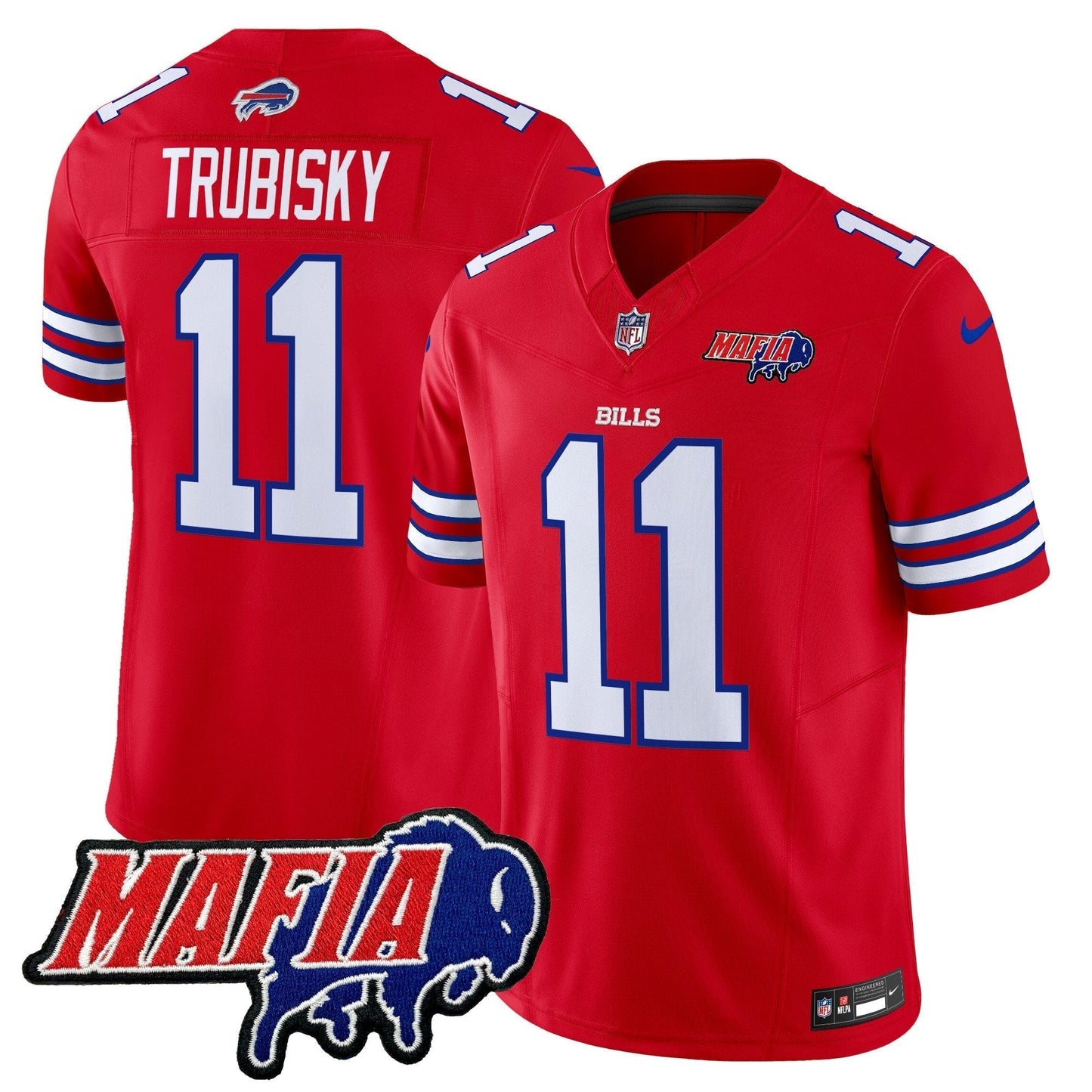 BUF 2025 Bills Mafia Patch Vapor Limited Jersey - All Stitched-DTD