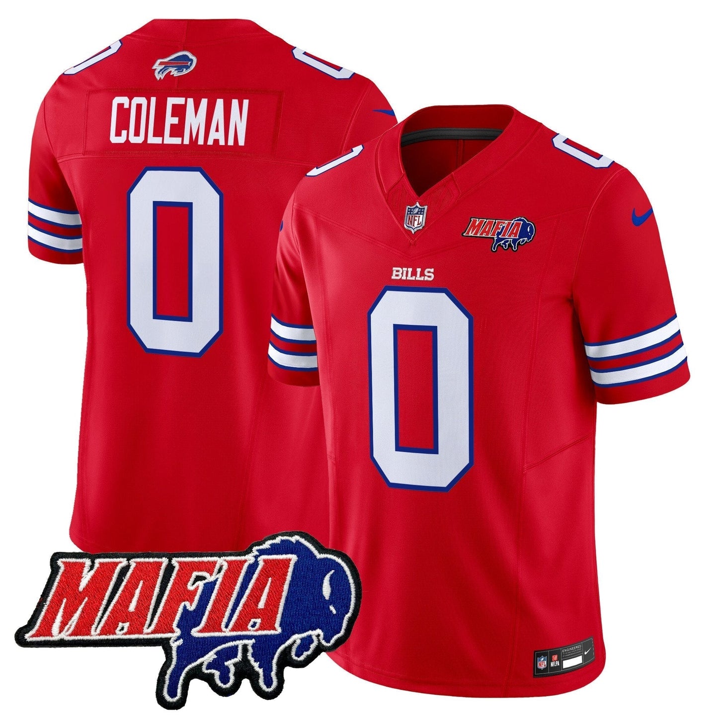 BUF 2025 Bills Mafia Patch Vapor Limited Jersey - All Stitched-DTD