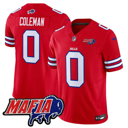 BUF 2025 Bills Mafia Patch Vapor Limited Jersey - All Stitched-DTD
