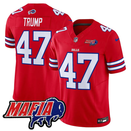 BUF 2025 Bills Mafia Patch Vapor Limited Jersey - All Stitched-DTD