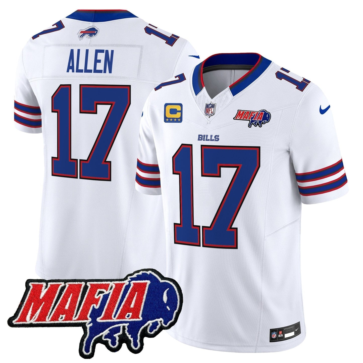 BUF 2025 Bills Mafia Patch Vapor Limited Jersey - All Stitched-DTD