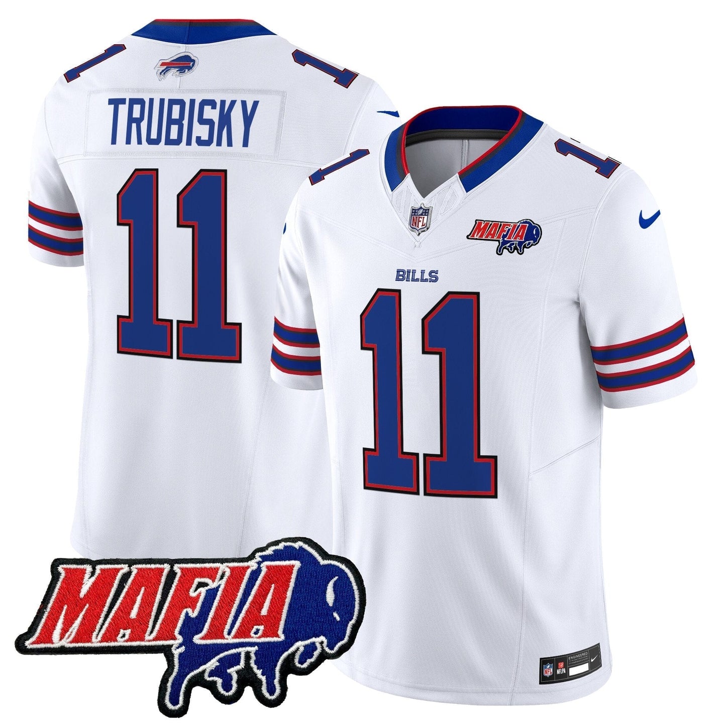 BUF 2025 Bills Mafia Patch Vapor Limited Jersey - All Stitched-DTD