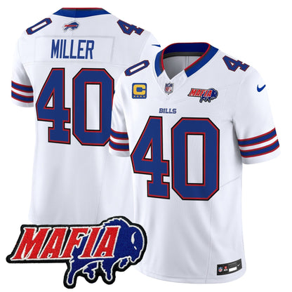 BUF 2025 Bills Mafia Patch Vapor Limited Jersey - All Stitched-DTD