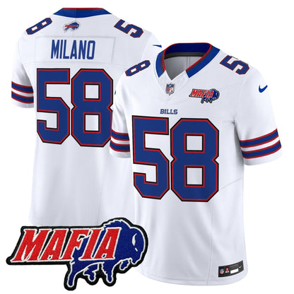 BUF 2025 Bills Mafia Patch Vapor Limited Jersey - All Stitched-DTD