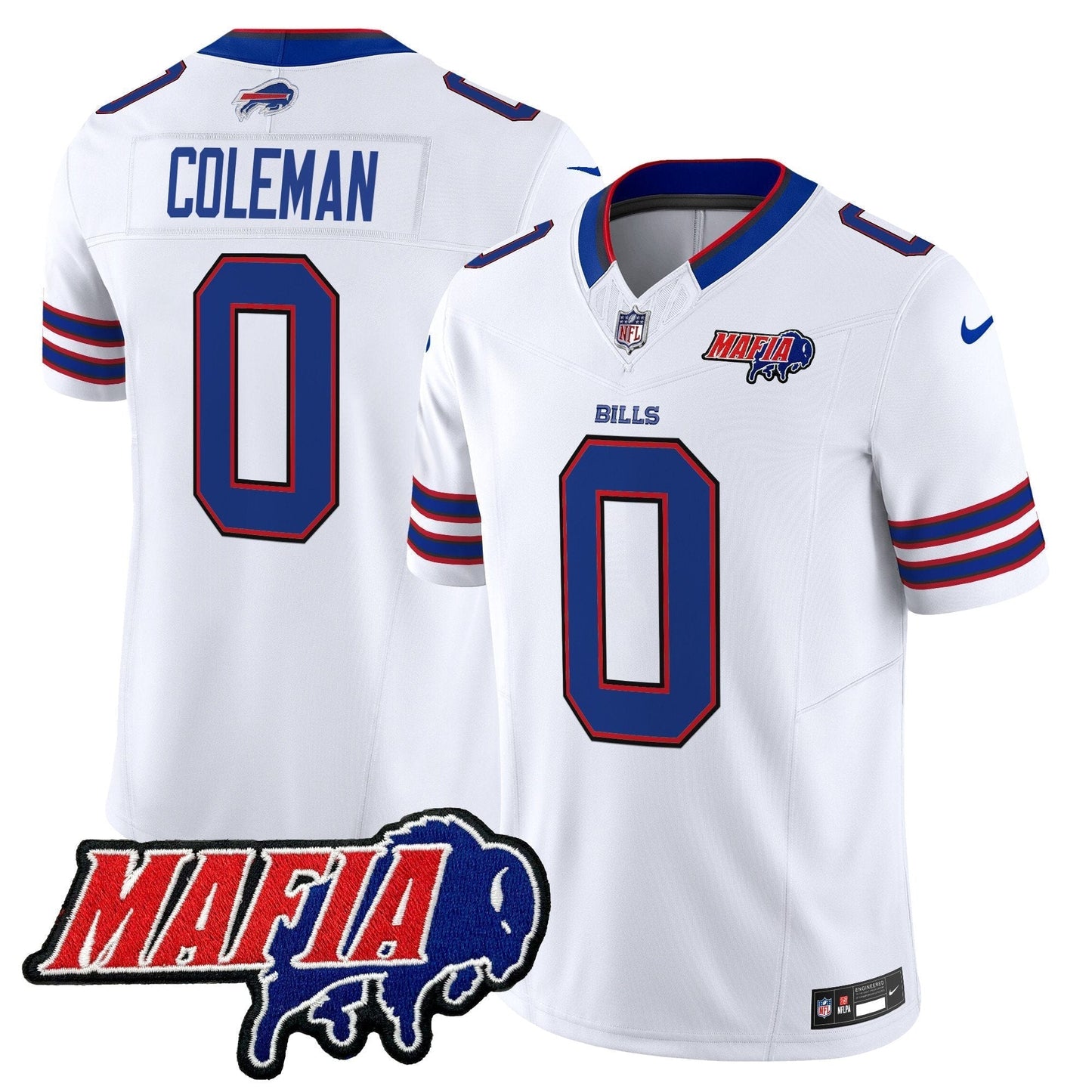 BUF 2025 Bills Mafia Patch Vapor Limited Jersey - All Stitched-DTD
