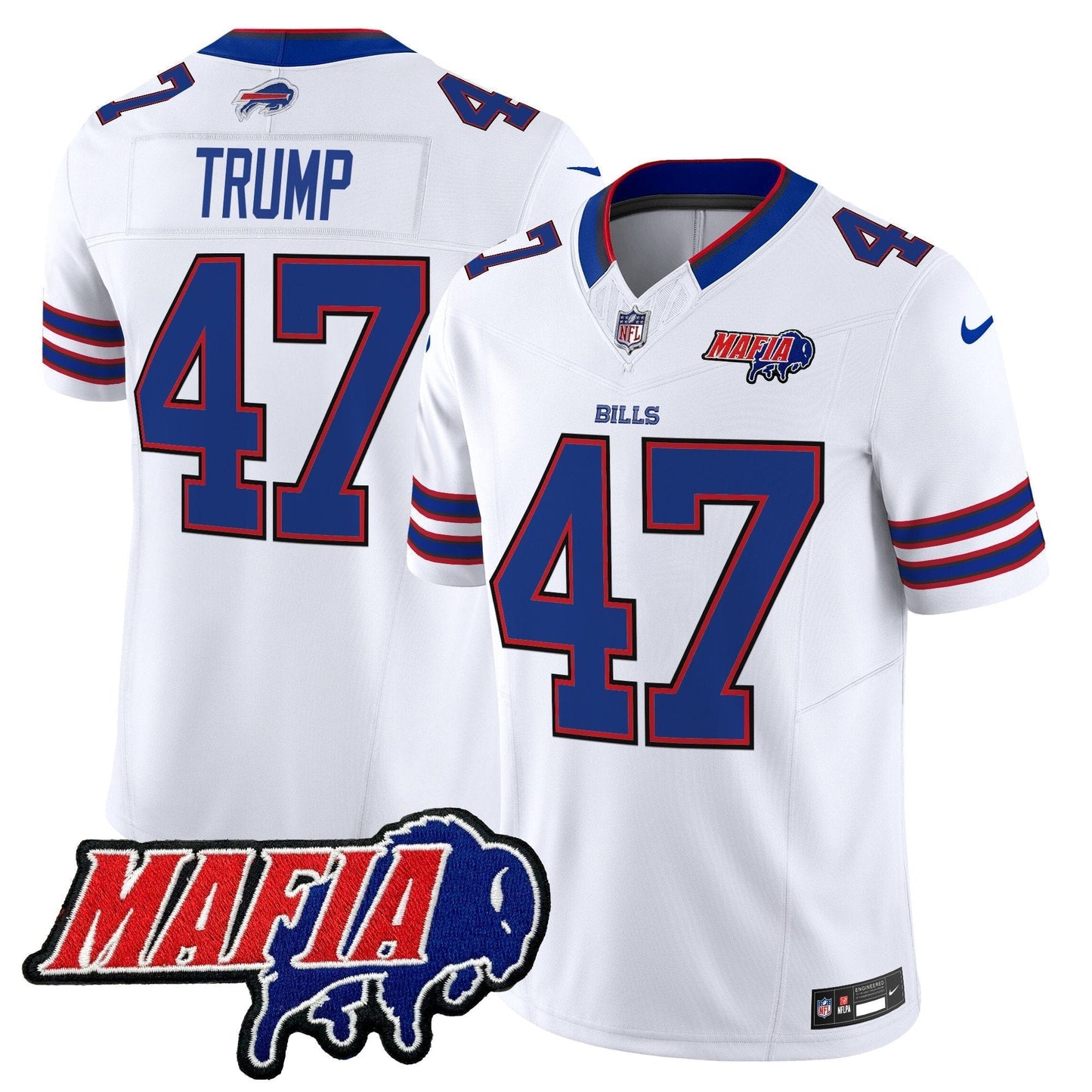 BUF 2025 Bills Mafia Patch Vapor Limited Jersey - All Stitched-DTD