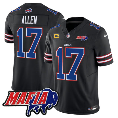 BUF 2025 Bills Mafia Patch Vapor Limited Jersey - All Stitched-DTD