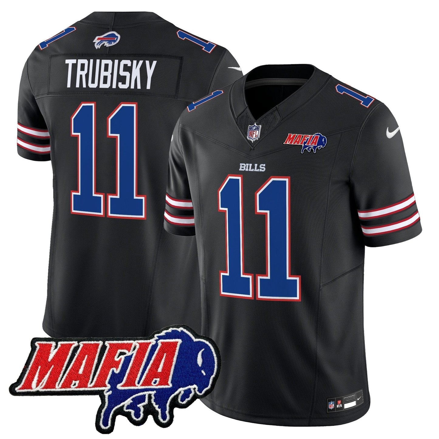 BUF 2025 Bills Mafia Patch Vapor Limited Jersey - All Stitched-DTD