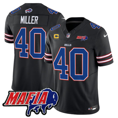 BUF 2025 Bills Mafia Patch Vapor Limited Jersey - All Stitched-DTD