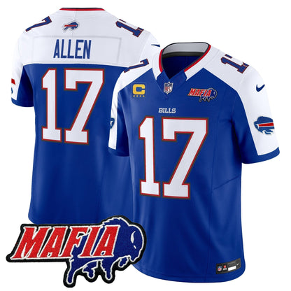 BUF 2025 Bills Mafia Patch Vapor Limited Jersey - All Stitched-DTD