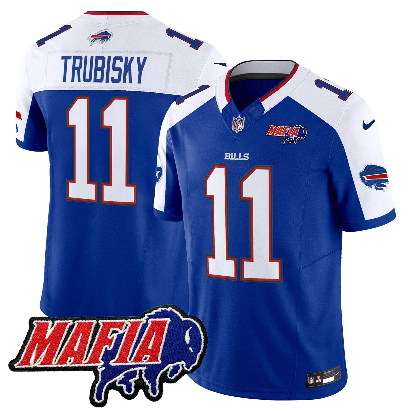 BUF 2025 Bills Mafia Patch Vapor Limited Jersey - All Stitched-DTD