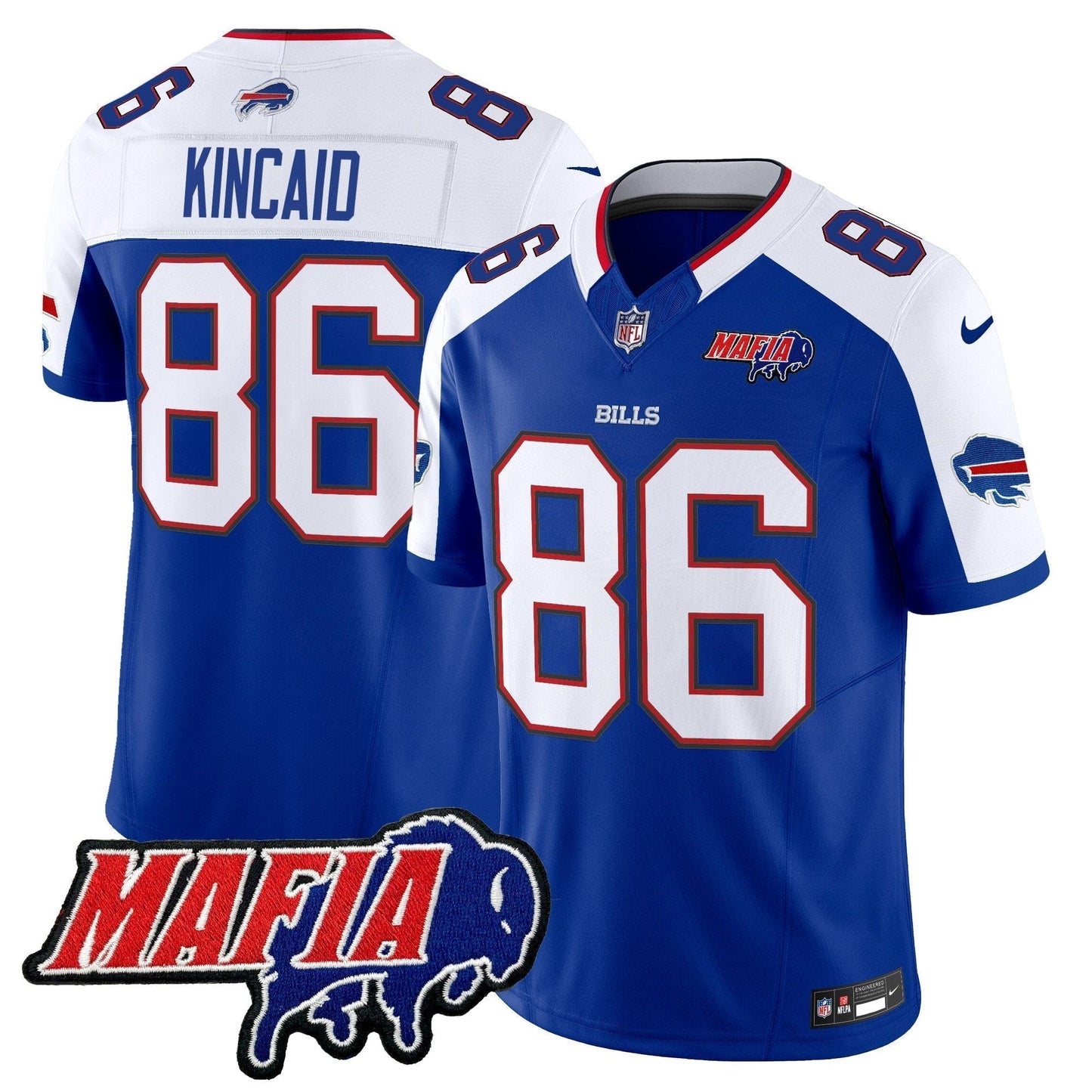 BUF 2025 Bills Mafia Patch Vapor Limited Jersey - All Stitched-DTD