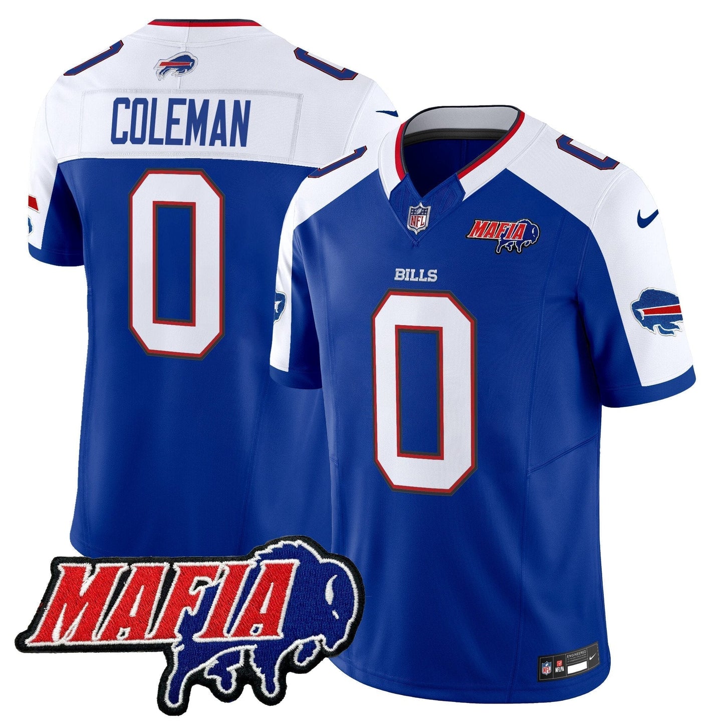 BUF 2025 Bills Mafia Patch Vapor Limited Jersey - All Stitched-DTD