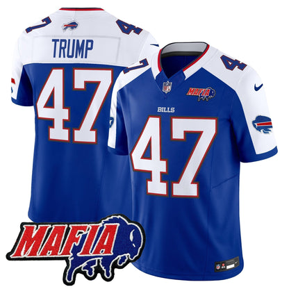 BUF 2025 Bills Mafia Patch Vapor Limited Jersey - All Stitched-DTD