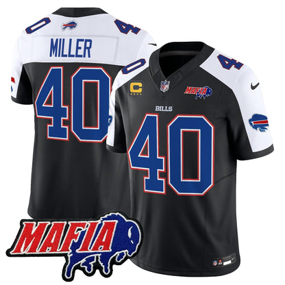BUF 2025 Bills Mafia Patch Vapor Limited Jersey - All Stitched-DTD