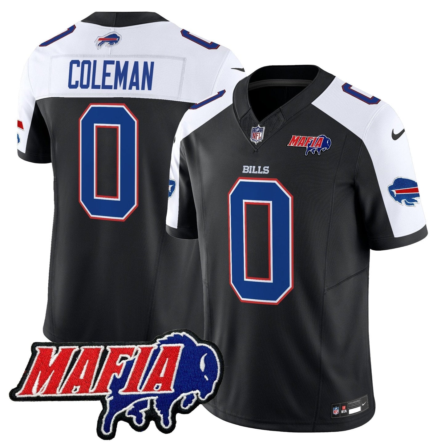 BUF 2025 Bills Mafia Patch Vapor Limited Jersey - All Stitched-DTD