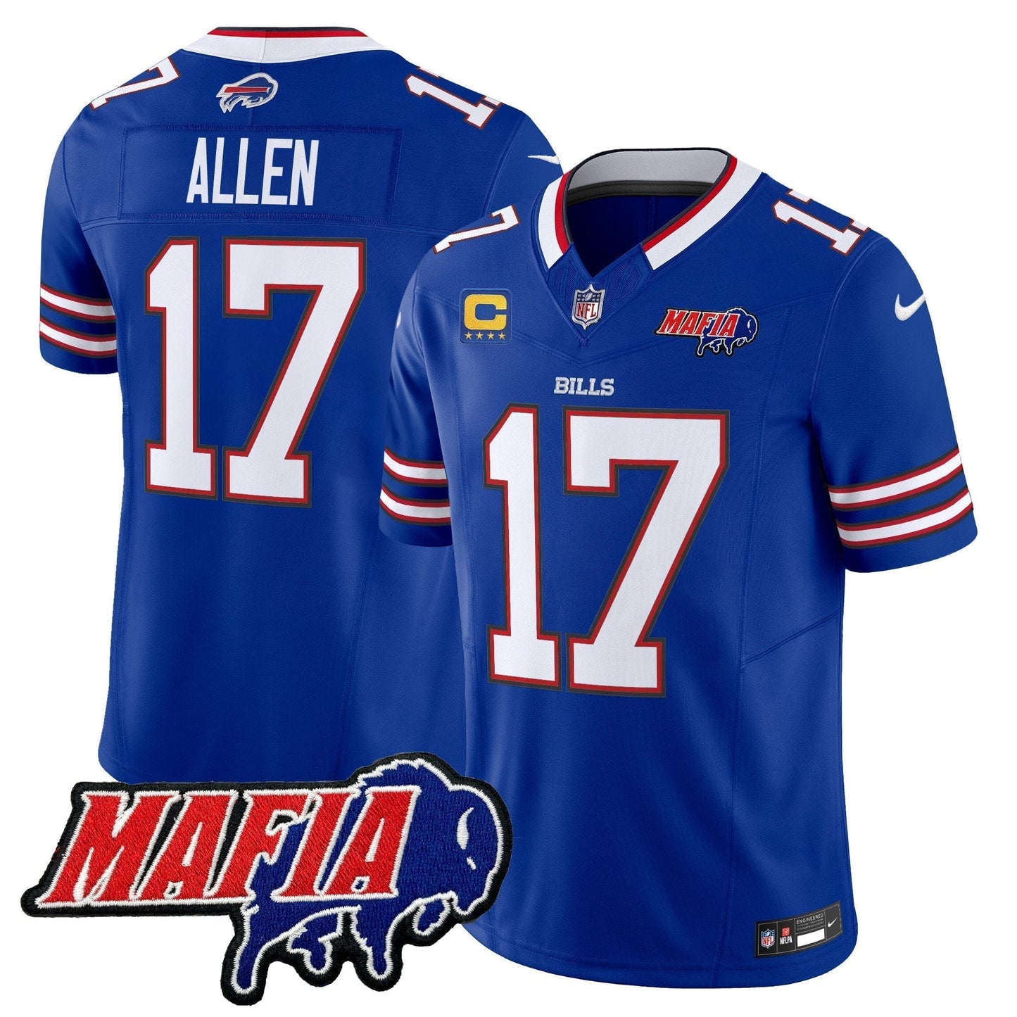 BUF 2025 Bills Mafia Patch Vapor Limited Jersey - All Stitched-DTD