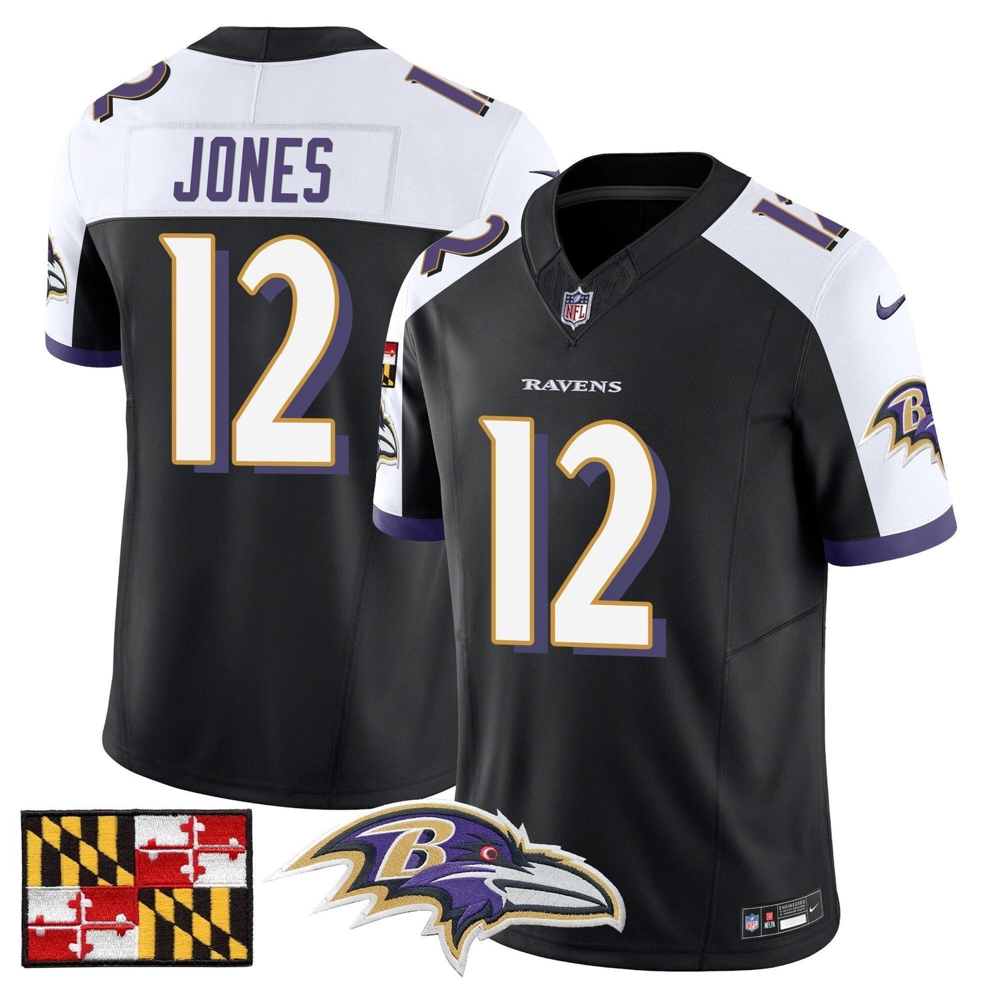 BAL 2024 Maryland Flag Vapor Limited Jersey - All Stitched-DTD