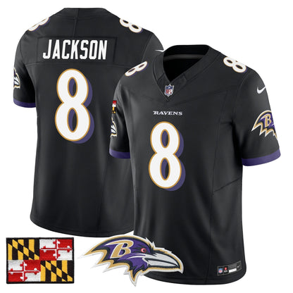 BAL 2024 Maryland Flag Vapor Limited Jersey - All Stitched-DTD