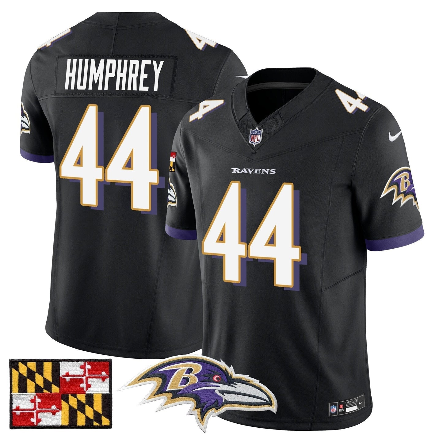 BAL 2024 Maryland Flag Vapor Limited Jersey - All Stitched-DTD