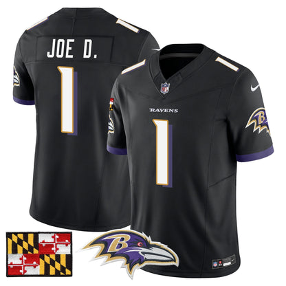 BAL 2024 Maryland Flag Vapor Limited Jersey - All Stitched-DTD