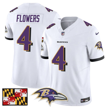 BAL 2024 Maryland Flag Vapor Limited Jersey - All Stitched-DTD