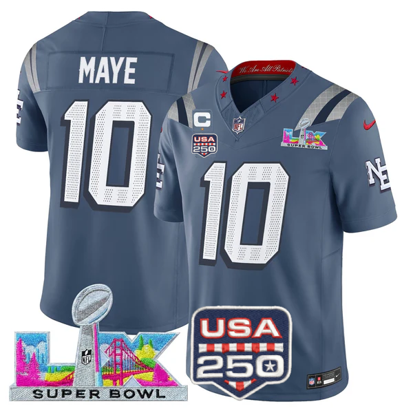 NE 2025 Super Bowl LX Vapor Limited Jersey N18 - All Stitched-DTD