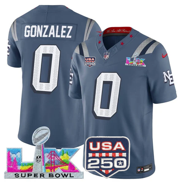 NE 2025 Super Bowl LX Vapor Limited Jersey N18 - All Stitched-DTD