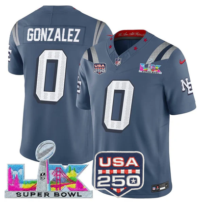 NE 2025 Super Bowl LX Vapor Limited Jersey N18 - All Stitched-DTD