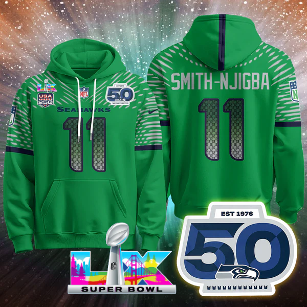 SEA Super Bowl LX Vapor Limited Hoodie - Printed-DTD