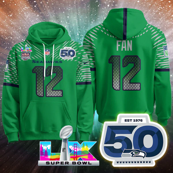 SEA Super Bowl LX Vapor Limited Hoodie - Printed-DTD