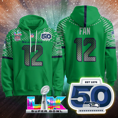 SEA Super Bowl LX Vapor Limited Hoodie - Printed-DTD