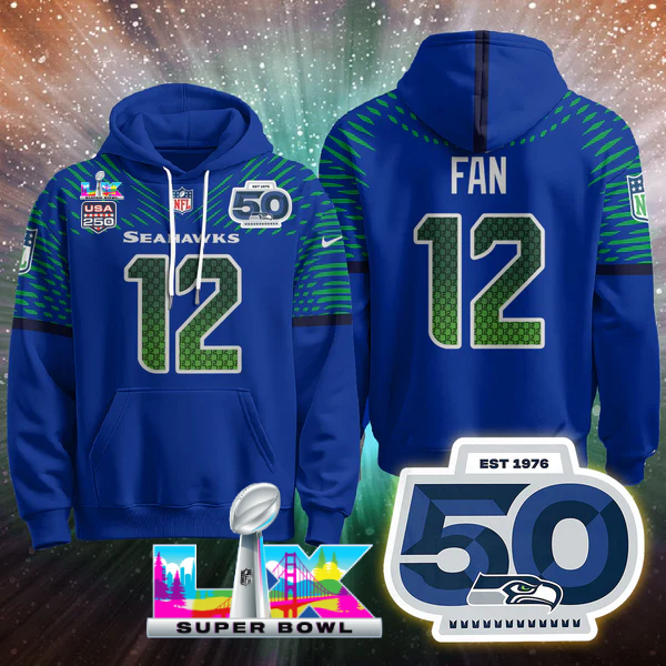 SEA Super Bowl LX Vapor Limited Hoodie - Printed-DTD