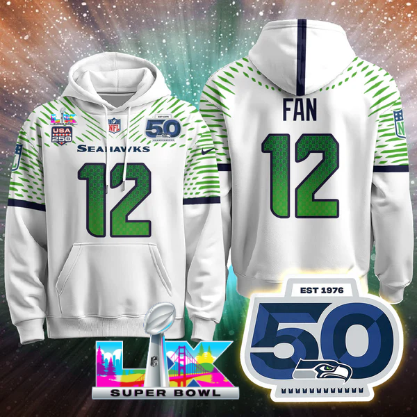 SEA Super Bowl LX Vapor Limited Hoodie - Printed-DTD