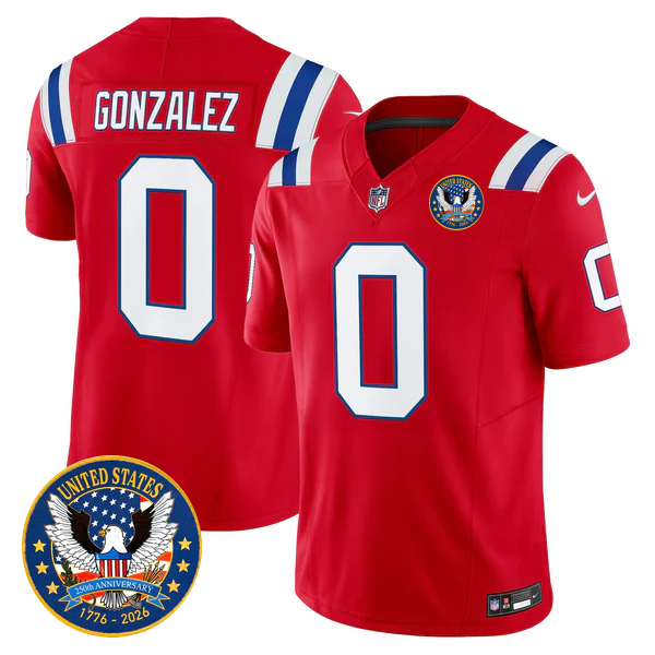 NE Throwback America 250th Patch Vapor Limited Jersey - All Stitched-DTD