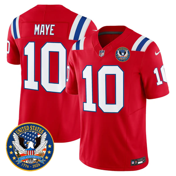 NE Throwback America 250th Patch Vapor Limited Jersey - All Stitched-DTD