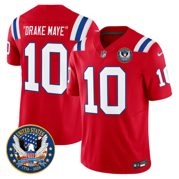NE Throwback America 250th Patch Vapor Limited Jersey - All Stitched-DTD