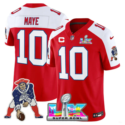 NE 2025 Super Bowl LX Vapor Limited Jersey N8 - All Stitched-DTD