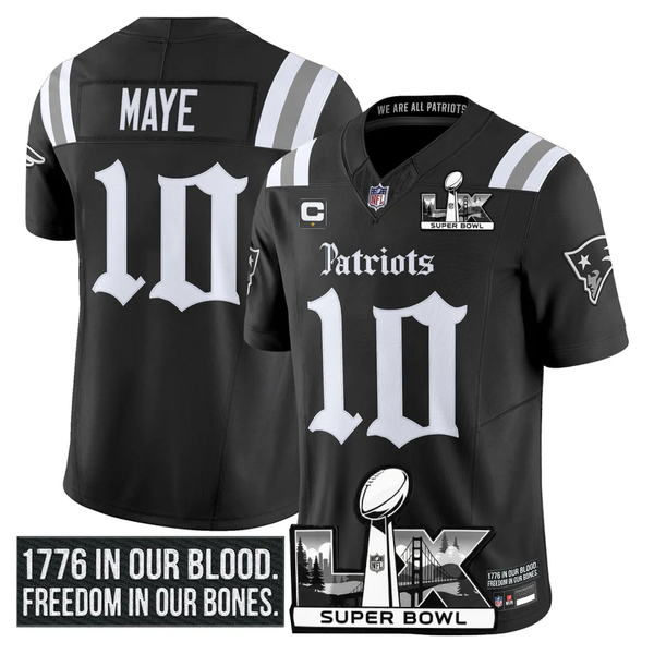 NE 2025 Super Bowl LX Vapor Limited Jersey N18 - All Stitched-DTD