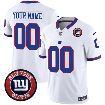 Custom NYG Limited Jersey - All Stitched-DTD