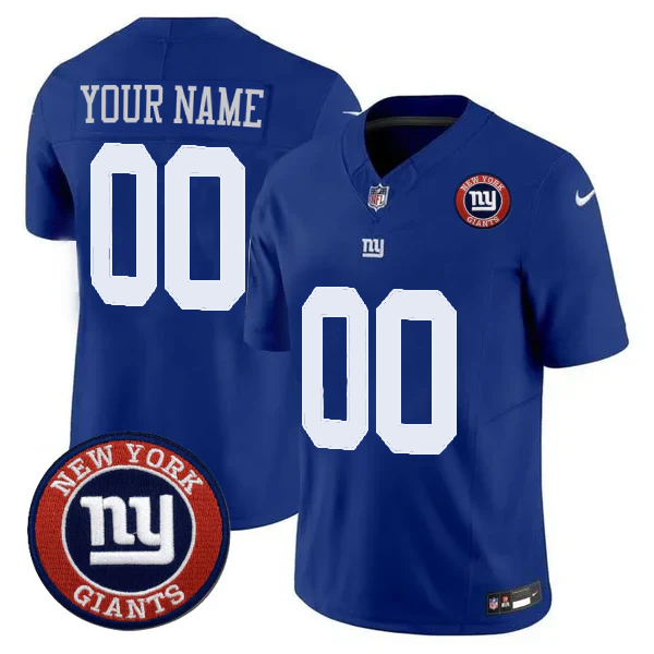 Custom NYG Limited Jersey - All Stitched-DTD